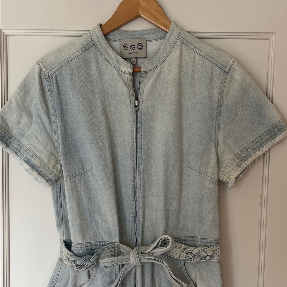 Sea New York Denim Midi Dress